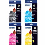 Epson 202XL BK, C, M, Y Set of 4 High Yield Inkjet Cartridges