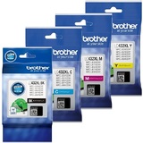 Brother LC-432XL BK, C, M, Y Set of 4 High Yield Inkjet Cartridges