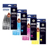 Epson 503XL BK, C, M, Y Set of 4 High Yield Inkjet Cartridges