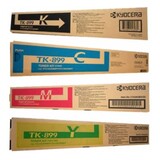 Kyocera TK-899K, C, M, Y Set of 4 Colour Laser Toners