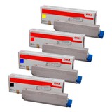 OKI C710N BK, C, M, Y Set of 4 Colour Laser Toners