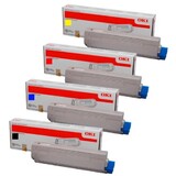 OKI C310DN / C330DN BK, C, M, Y Set of 4 Colour Laser Toners