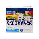 Brother TN-240 Colour 4 Pack Bk,C,M,Y Toner Cartridges