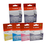 Canon 2 x PGI-520BK + 1 x CLI-521BK,C,M,Y Value Pack