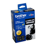 Brother LC-38BK Black Ink Cartridge - Twin Pack