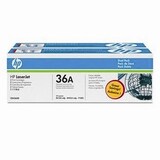 HP No 36A CB436A Toner Cartridge - Twin Pack