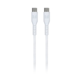 Monster USB-C to USB-C Thermo Plastic Elastometer Cable - White 2m