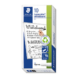 Staedtler LumoColour Whiteboard Marker - Box of 10 - Black