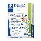 Staedtler W/B Mrk 351Chis Blu Bx10