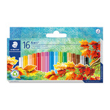 Staedtler Noris Club Colour Oil Pastels - Box of 16 - Assorted Colours