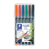 Staedtler Perm Marker Fin Ast Wlt6