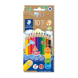 Staedtler Noris Club MAXI Learner Colour Pencils - Box of 10 - Assorted Colours