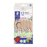 Staedtler Natural Coloured Pencil - Box of 12 - Assorted Colours