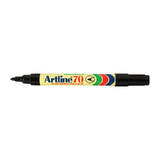 Artline 70 Permanent Marker 1.5mm Bullet Blk Bx12