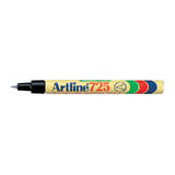 Artline 725 Permanent Marker 0.4mm Black Bx12