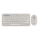 Logitech K380S Pebble 2 Combo Wireless Keyboard &amp; Mouse (Tonal Sand)