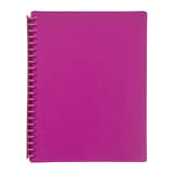 Marbig Refillable Display Book 20 Pocket Pink