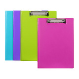 Marbig Clipfolder A4 Pp Summer Colours Assorted