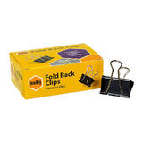 Marbig Fold Back Clips 41mm Box 12