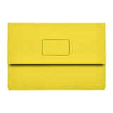 Marbig Slimpick Foolscap Document Wallet Yellow