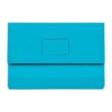 Marbig Slimpick Foolscap Document Wallet Blue