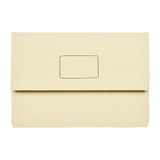 Marbig Slimpick Foolscap Document Wallet Buff