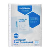 Marbig Sheet Protectors Lightweight A4 Pk10