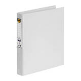 Marbig Ring Binder A4 25mm 2D Pe White