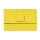 Marbig Slimpick F/C Document Wallet Brt Yelow Pk10