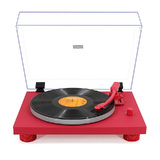 Monster Vinyl Turntable Red