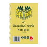 Spirax 812 Recycled Notebook A5 120 Pg Pk5