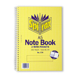 Spirax 570 Notebook A5 200 Pg S/O Pk5