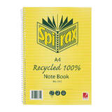 Spirax 810 Recycled Notebook A4 120 Pg Pk5