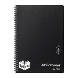 Spirax P595G Pp Grid Book A4 200 Pages Blk S/O Pk5