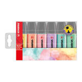 Stabilo Boss Pastel Highlighter Assorted2 Wlt6