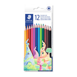 Staedtler Hexagonal Colour Pencils - Box of 12 - Assorted Colours