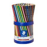 Staedtler Noris Colour Triangular Pencils - Cup of 108 - Assorted Colours