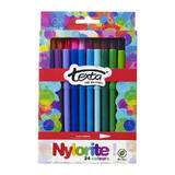 Texta Nylorite Colouring Marker Pk24