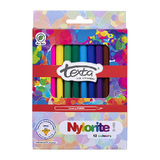 Texta Nylorite Colouring Marker Pk12