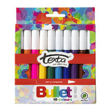 Texta Bullet Tip Colouring Marker Wlt10