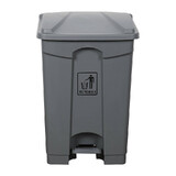 Cleanlink Rubbish Bin With Pedal Lid 45L Grey