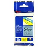 Brother TZe-551 Black on Blue Laminated Label Tape - 8 Metres