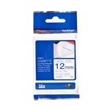 Brother TZe-FA3 Blue on White Fabric Tape (Not Laminated) - 3 Metres