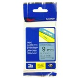 Brother Tze-521 Black on Blue Laminated Label Tape - 9mm x 8 Metres