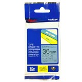 Brother TZe-561 Black on Blue Laminated Labelling Tape - 36mm x 8 Metres