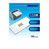 Unistat LIP Label 105x74mm - 8Up Pack 100