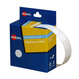 Avery Dispenser Dot Handwritable White 14mm - 1200 Labels per Roll