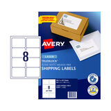 Avery Laser Label L7165 99.1x67.7mm - 8Up Pack 100