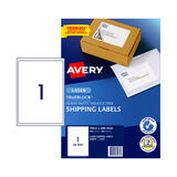 Avery Laser Label L7167 199.6x289.1mm - 1Up Pack 100