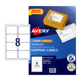 Avery Laser Label White L7165 99.1x67.7mm - 8Up Pack 10